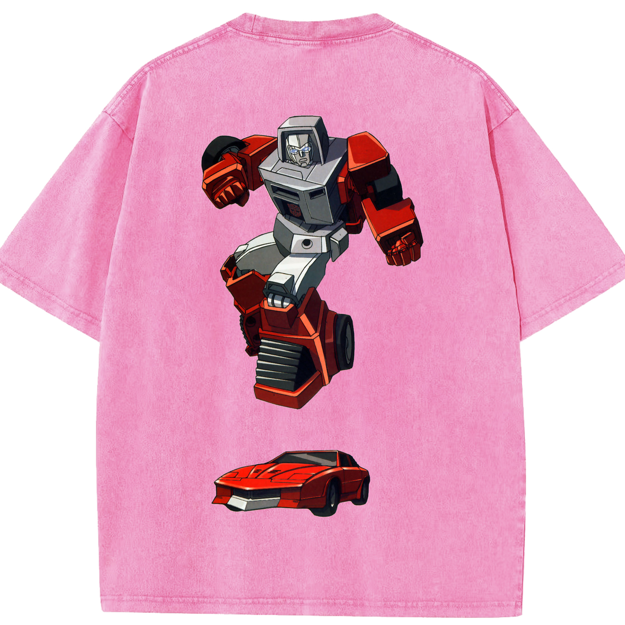 （画像用）  綿100% ヴィンテージ風 半袖Tシャツ（背面プリント）